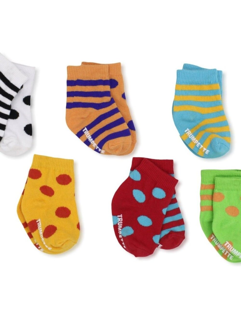 Trumpette Unisex Baby Newborn Bright Cheeritoes Sock Set (0-12 Months)